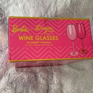 Barbie x Dragon Glassware Wine Glasses